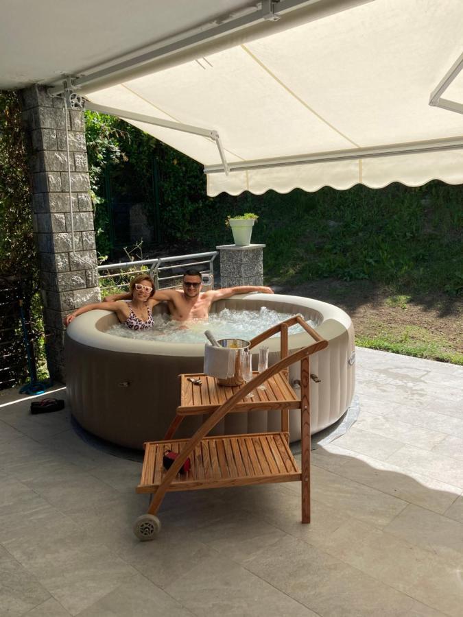 Armonie Del Lago - Lakeview Retreat With Private Garden, Pool & Jacuzzi Baveno Exterior photo